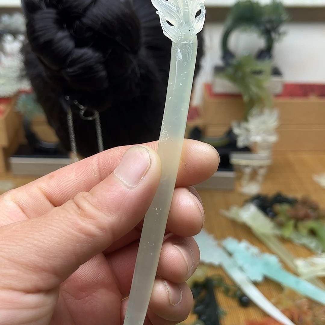 蛇纹石玉合金颈饰