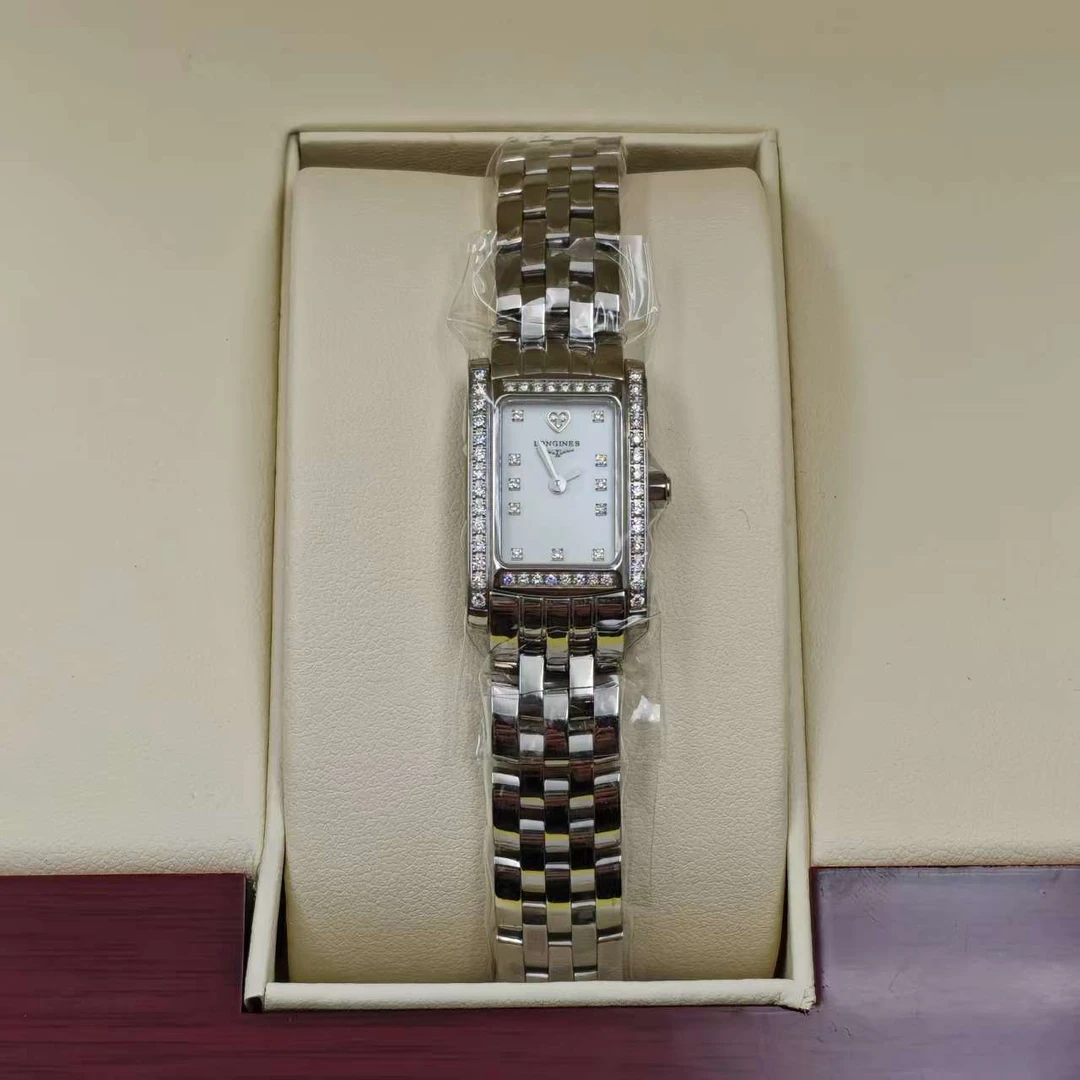 99新 Longines/浪琴 黛绰维纳系列石英机芯16*20 精钢 HZ