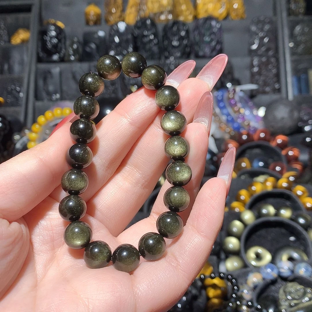 黑曜岩手链未镶嵌?****h