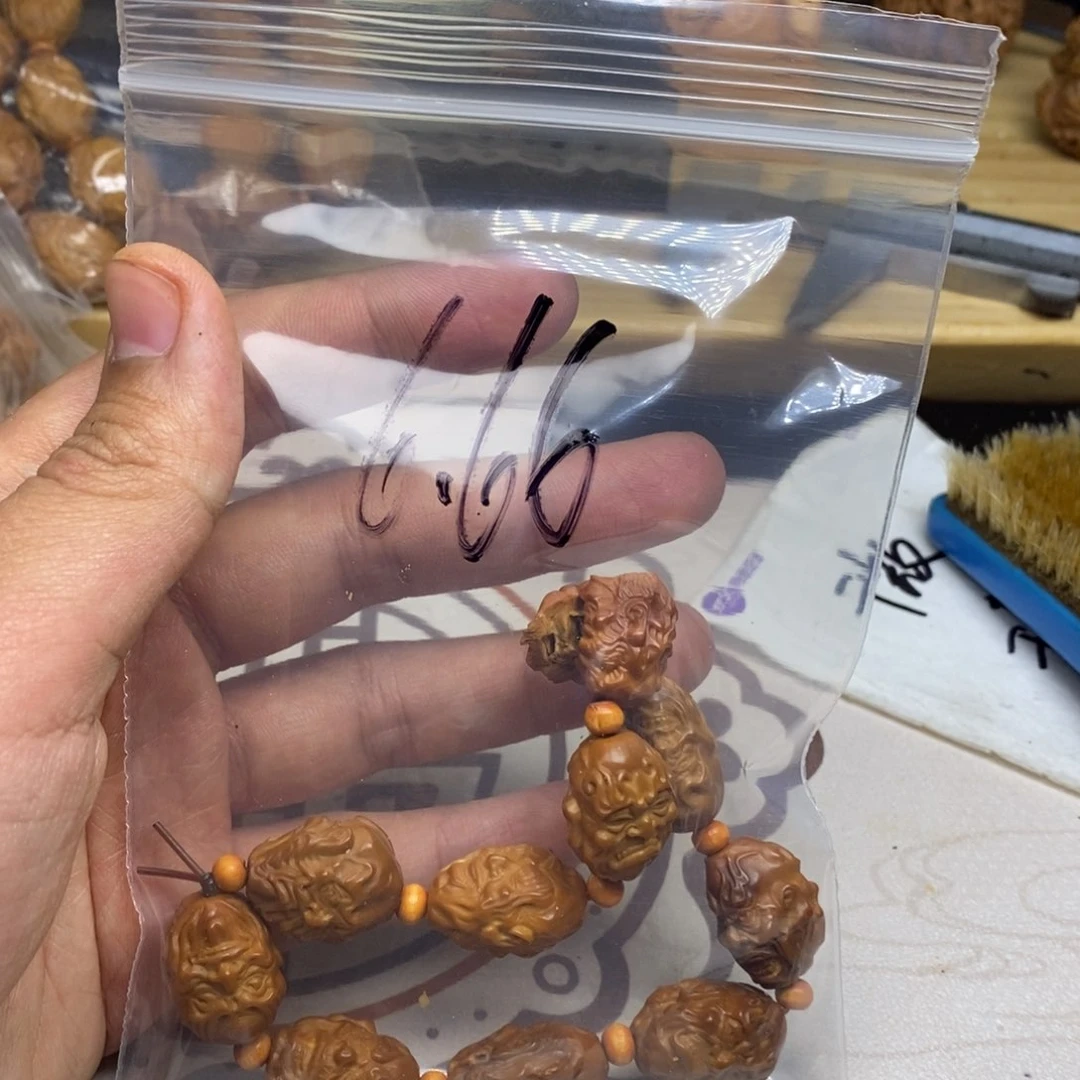 橄榄核手串/手链?****?橄榄核雕刻工艺宇