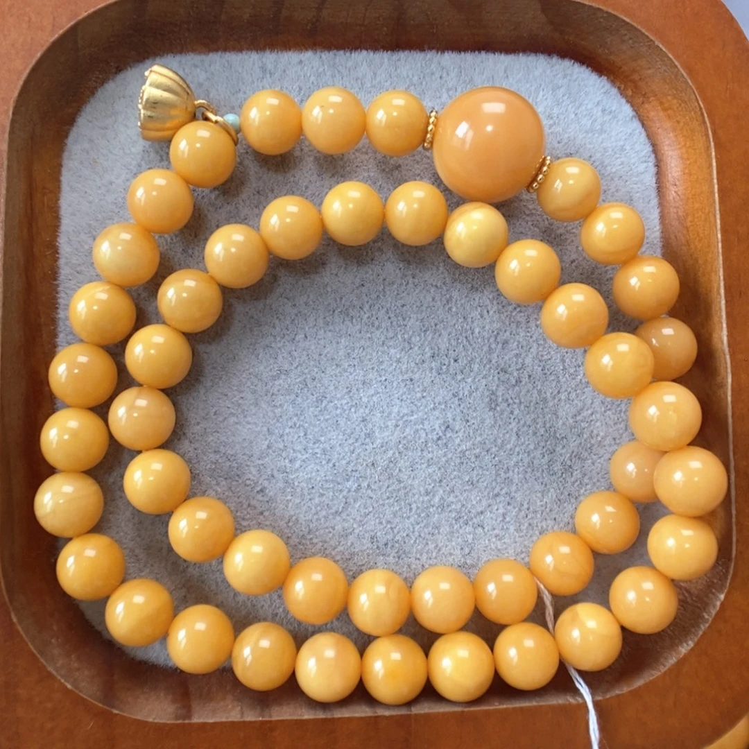 蜜蜡未镶嵌手串蜜蜡