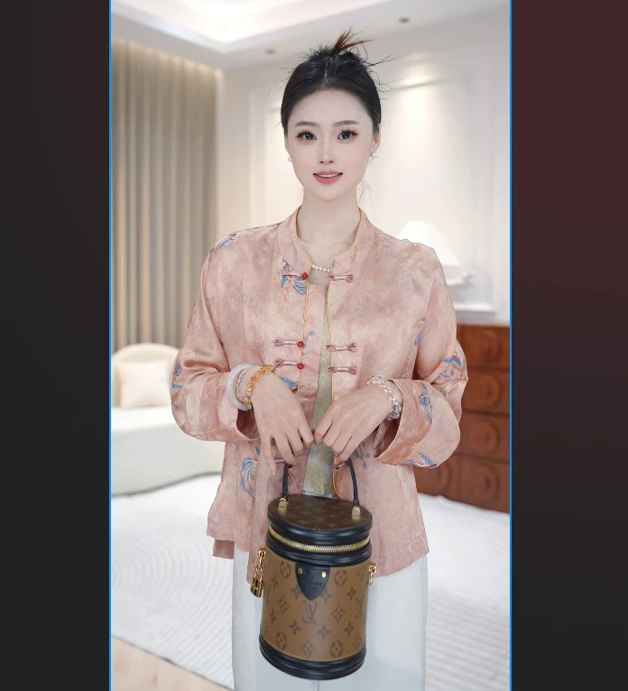 【凤凰于飞】国风新中式女装气质上衣外套 RS25113春季中国风重工