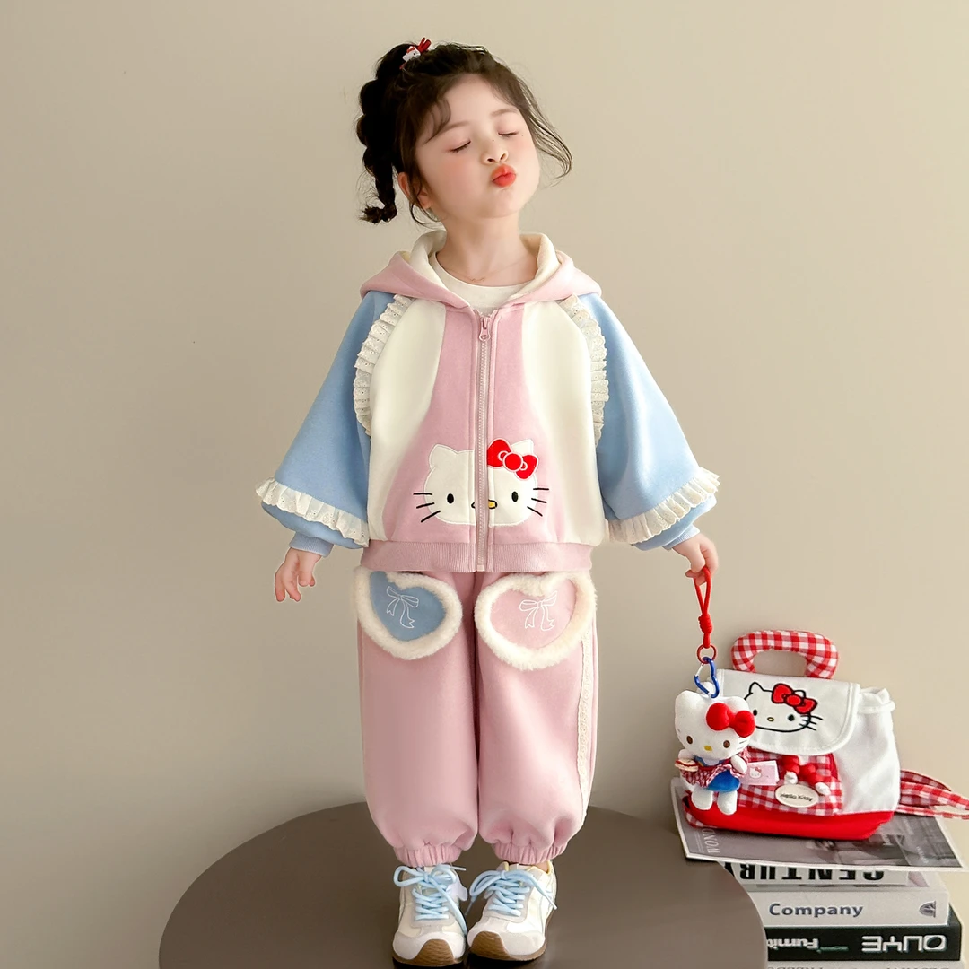 超洋气小女孩女童秋款套装春秋新款女宝宝时尚秋装休闲炸街两件套