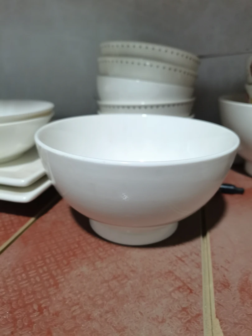 麦直径15厘米4个面碗一对微瑕完美主义慎拍