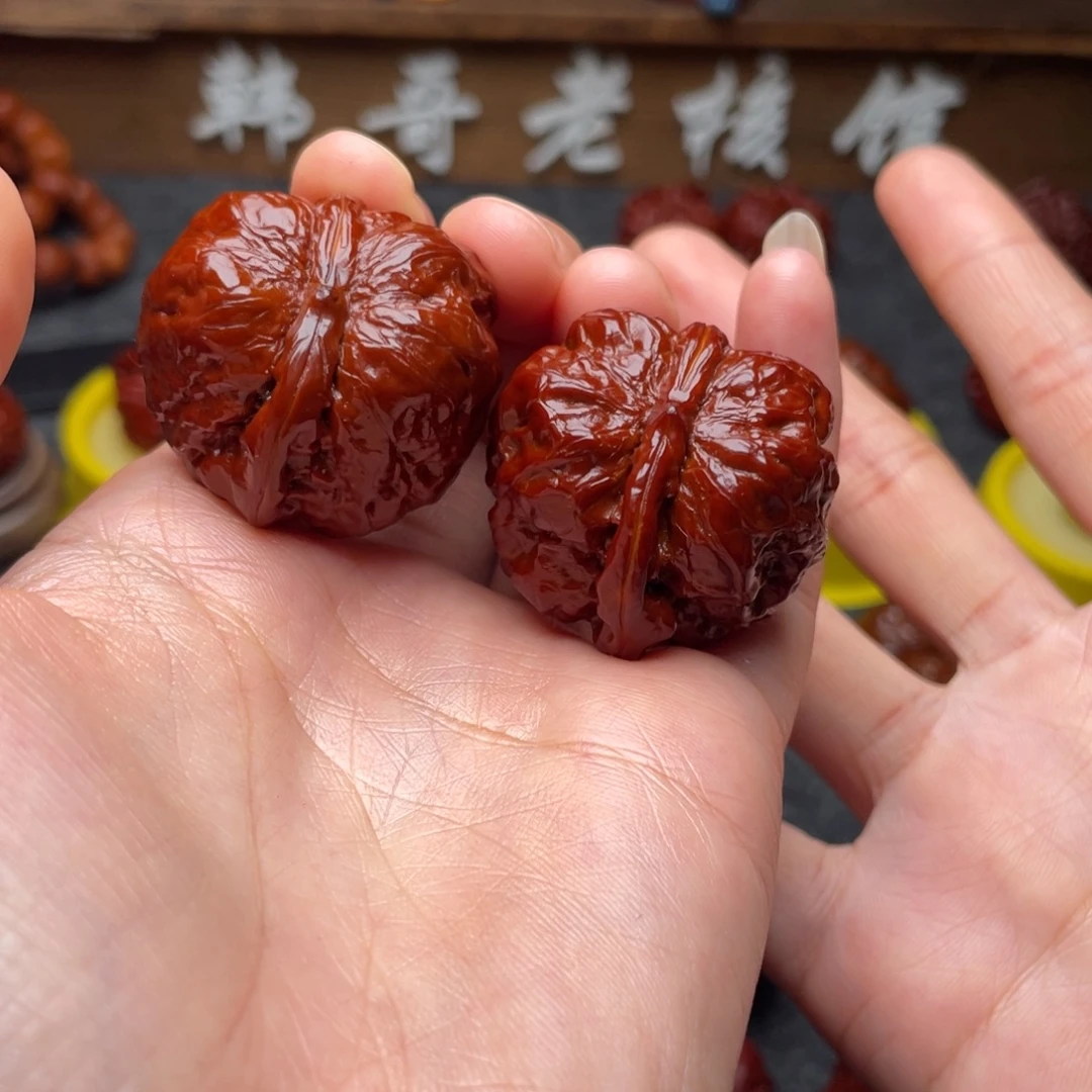 文玩核桃吊坠文玩核桃 手把件 一帆风顺 34