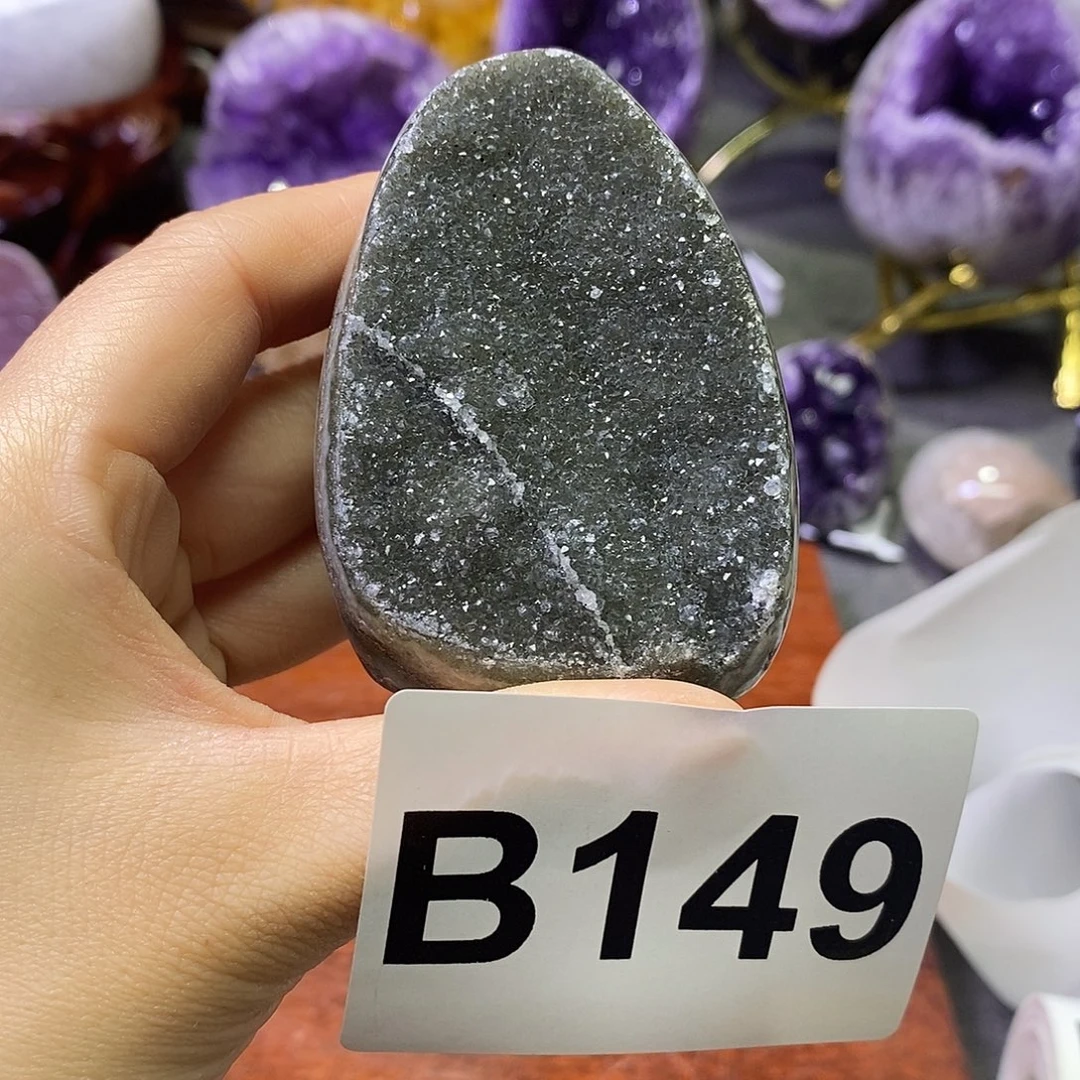 紫晶珠宝半成品未镶嵌
