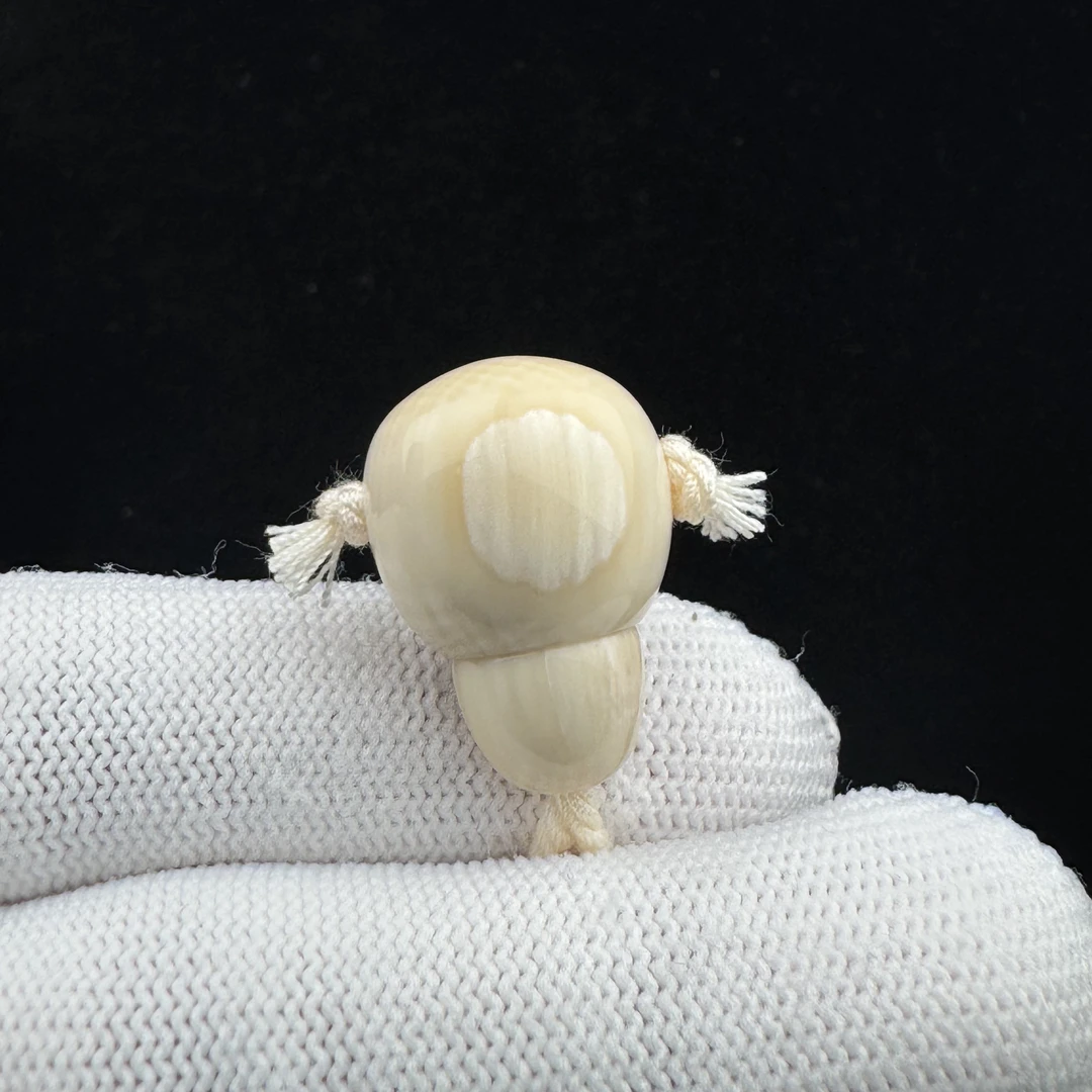 S9784天然猛犸牙 藏式分体三通16x22.8mm支持鉴定 假一罚四