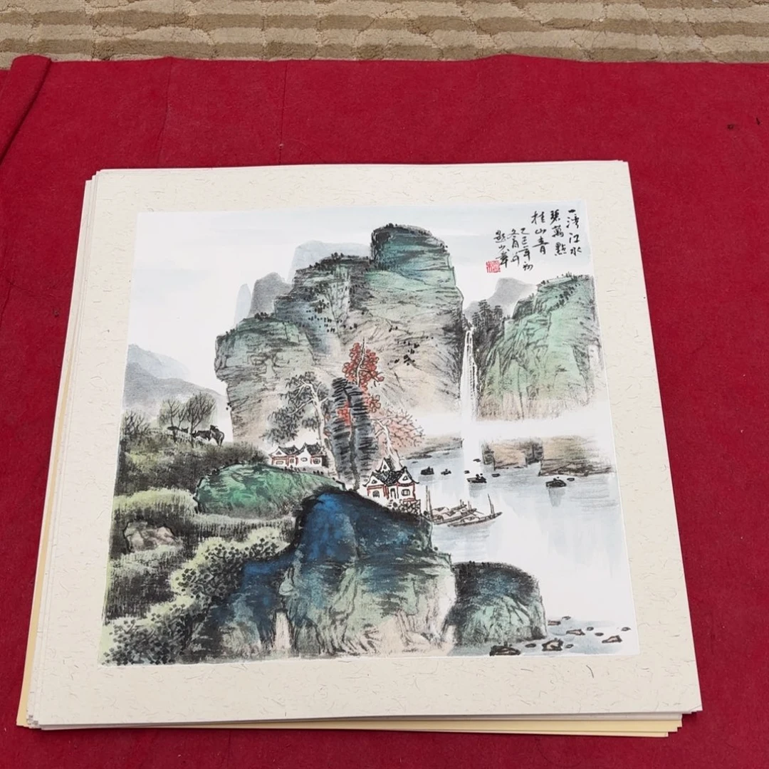 国画花鸟等图案和造型各有