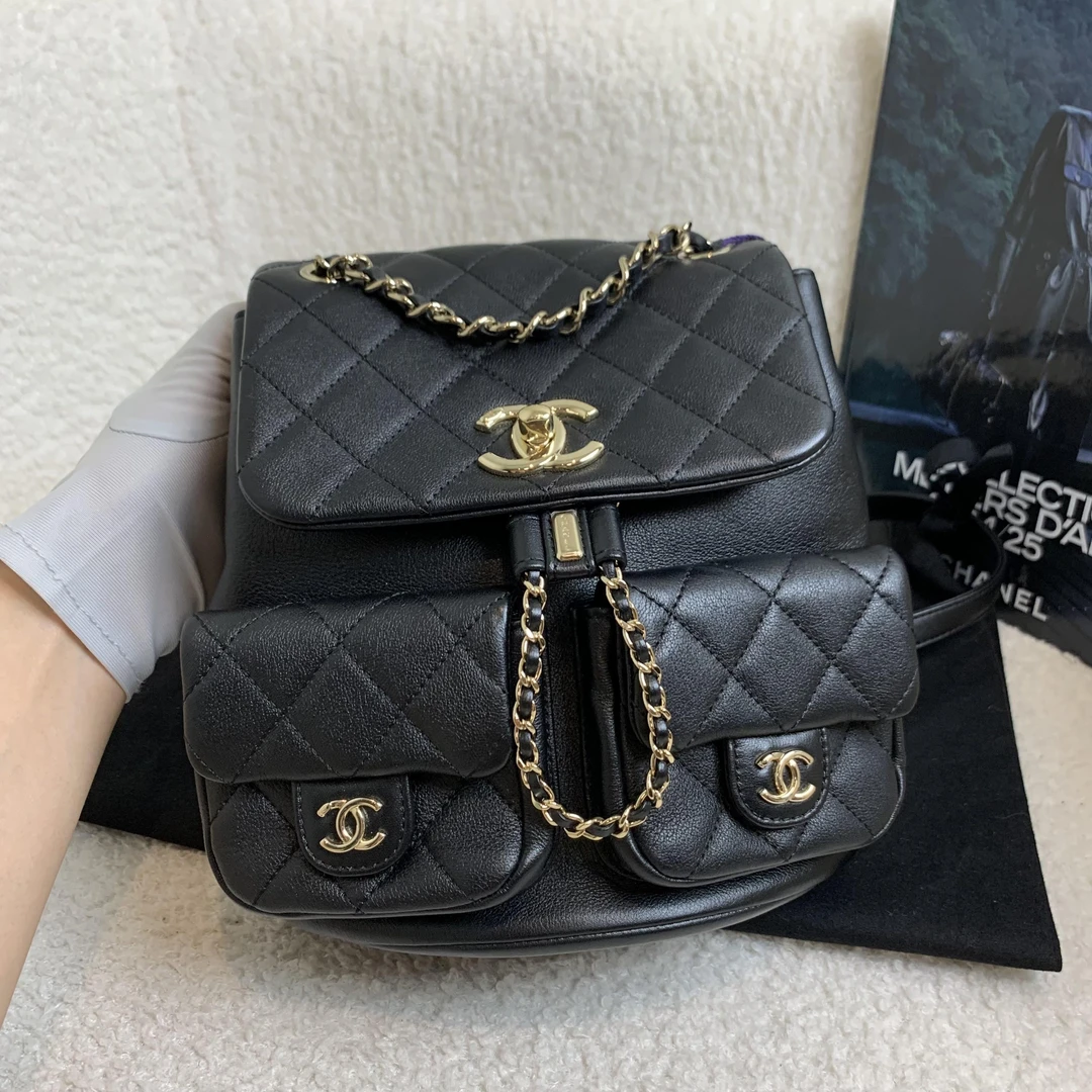 99新 Chanel/香奈儿 壹臻/23K黑金牛青蛙Duma中号88718139