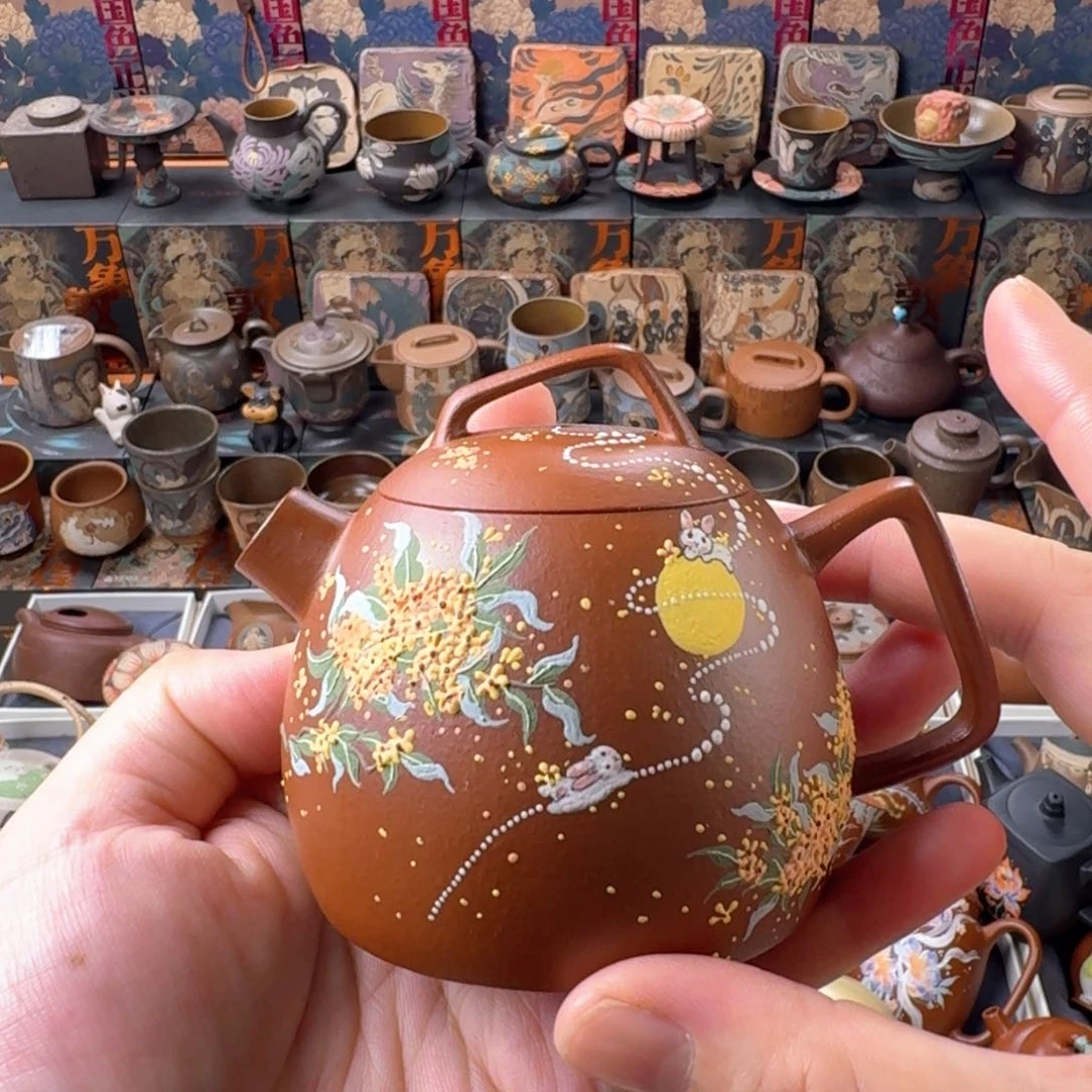 茶壶紫砂150ml原矿精工半手