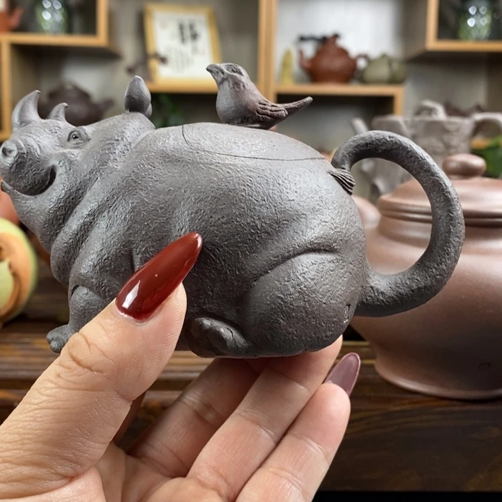 紫砂茶壶四**空原矿紫砂壶