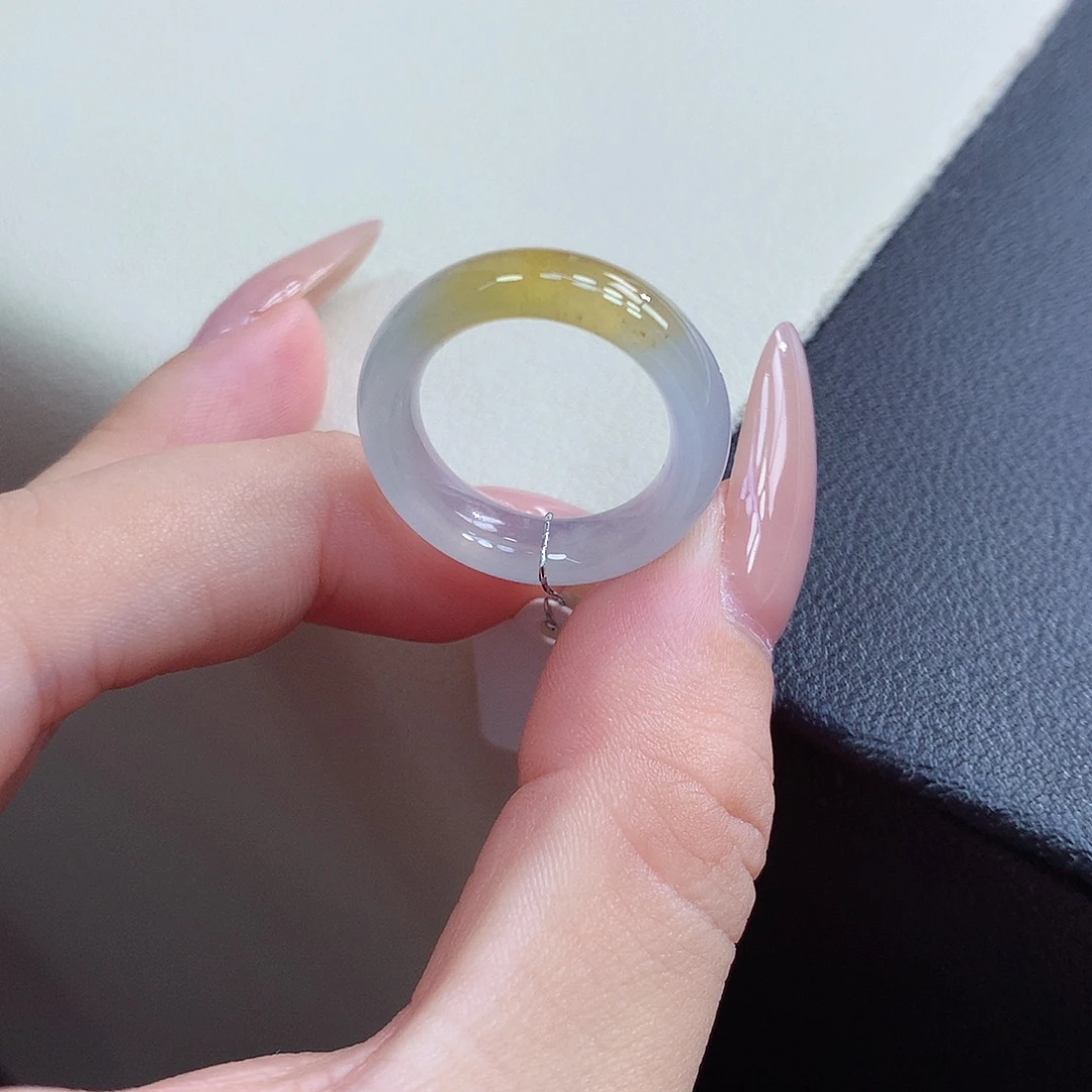 翡翠未镶嵌戒指14号