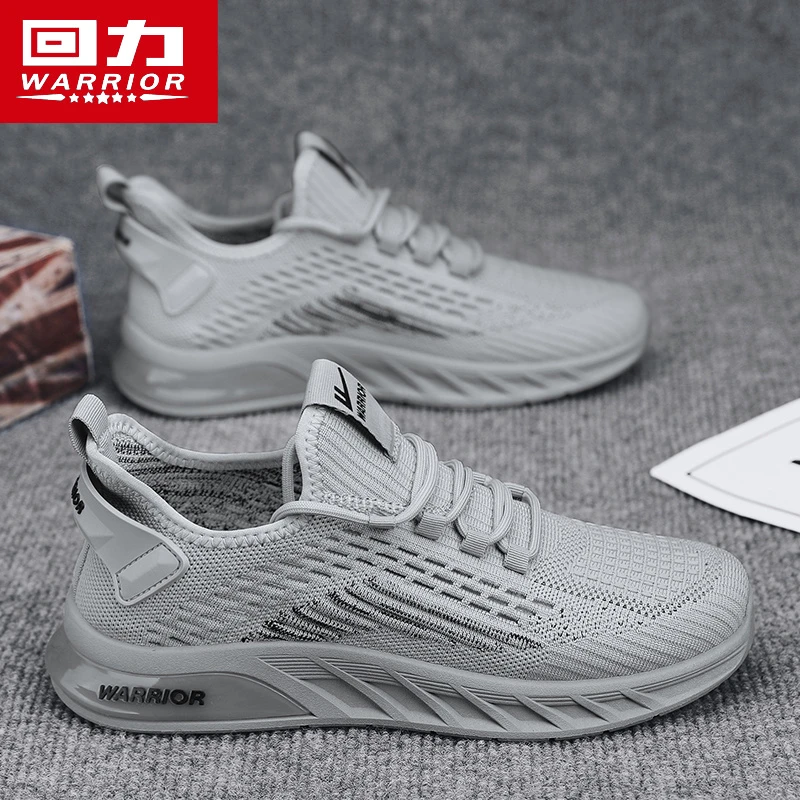 回力男鞋春季新款飞织网面透气软底运动跑步休闲轻便男士工作潮鞋