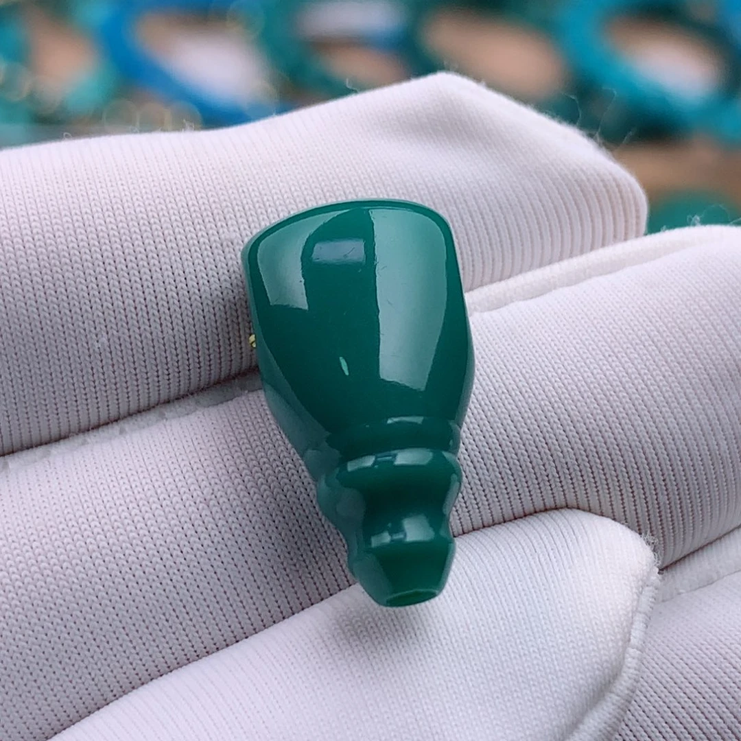 未镶嵌绿松石珠宝奇石9.4mm