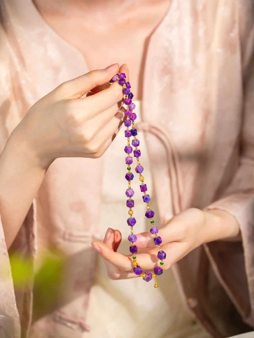 S-《云樱梦》原创舒俱来唐八棱项链-ADY76067