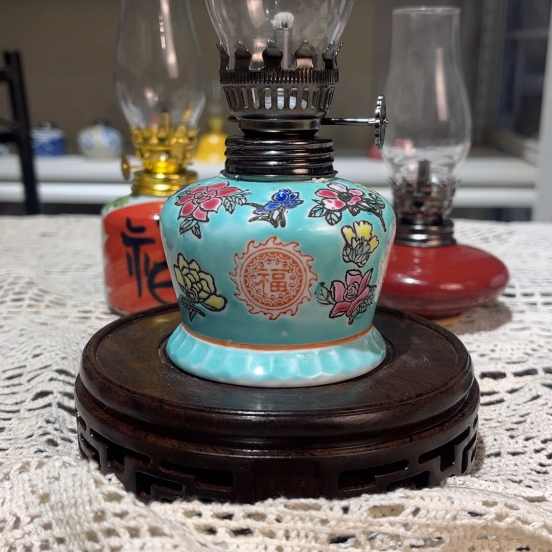 摆件景德镇陶瓷香薰灯