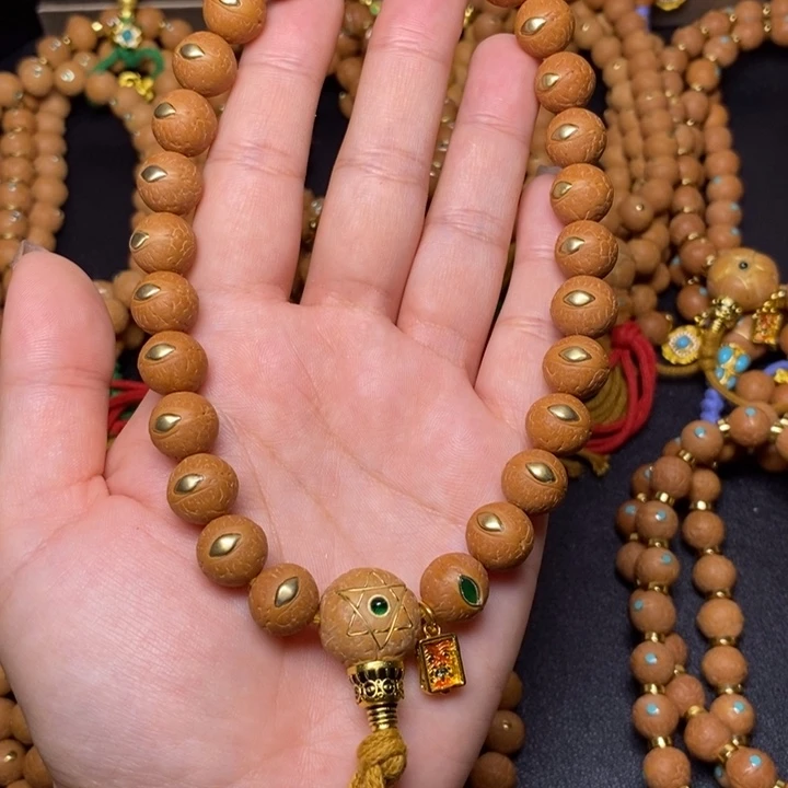 凤眼菩提手串铜眼12+手持