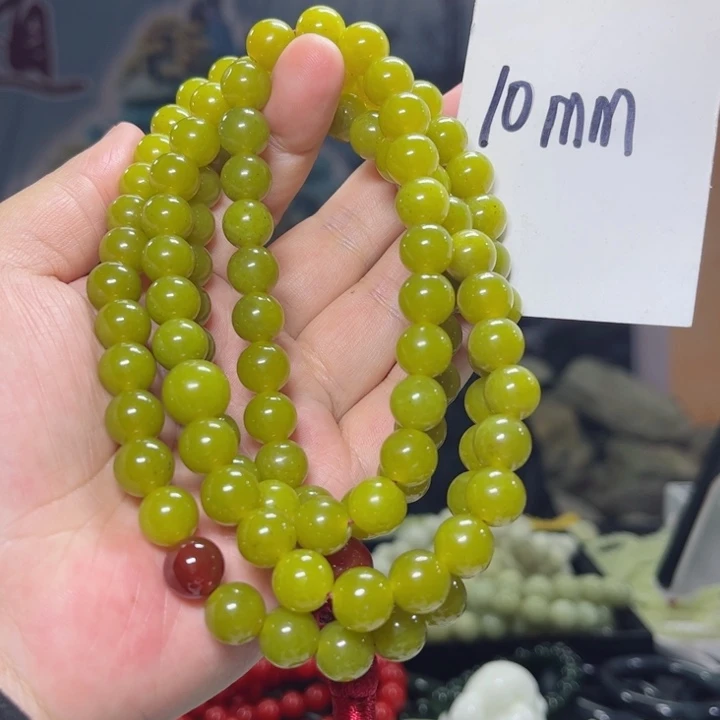 蛇纹石玉颈饰多样性发货未镶嵌