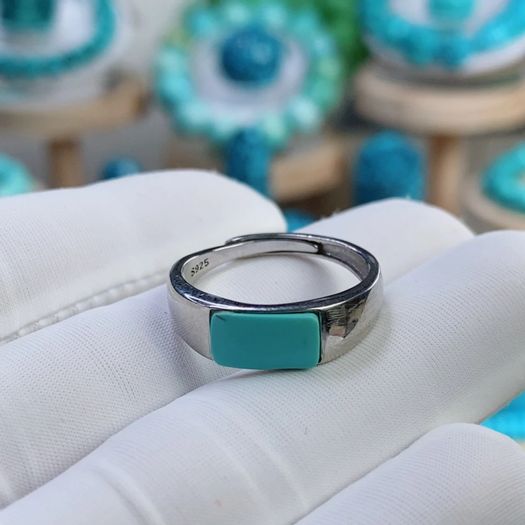 绿松石银S925镀金镶嵌其他