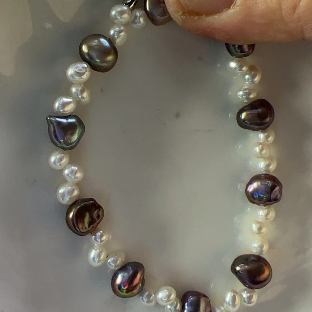 淡水珍珠手绳合金891