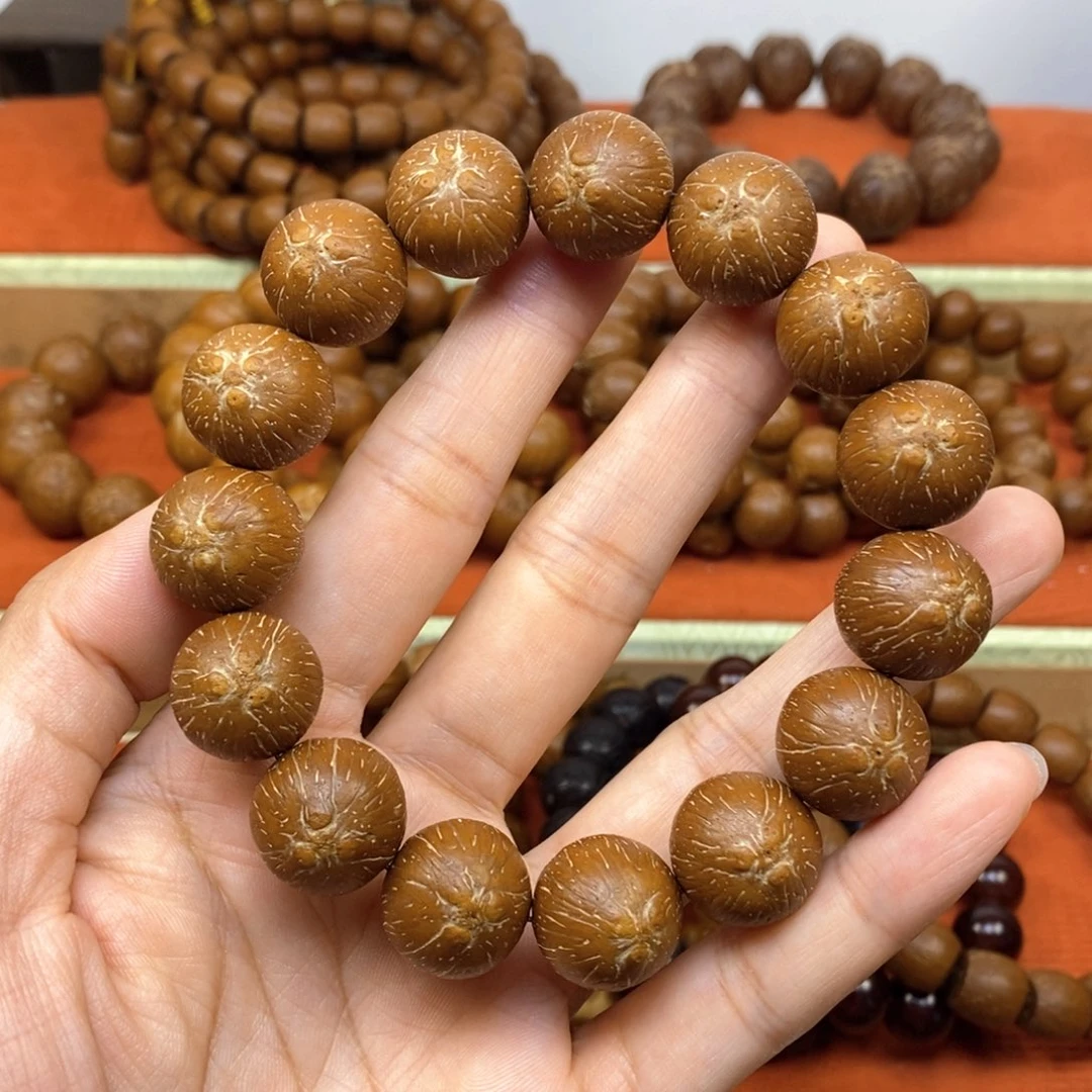 紫金鼠手串17黄皮正圆