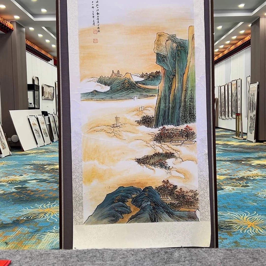 国画徐文清展览原作