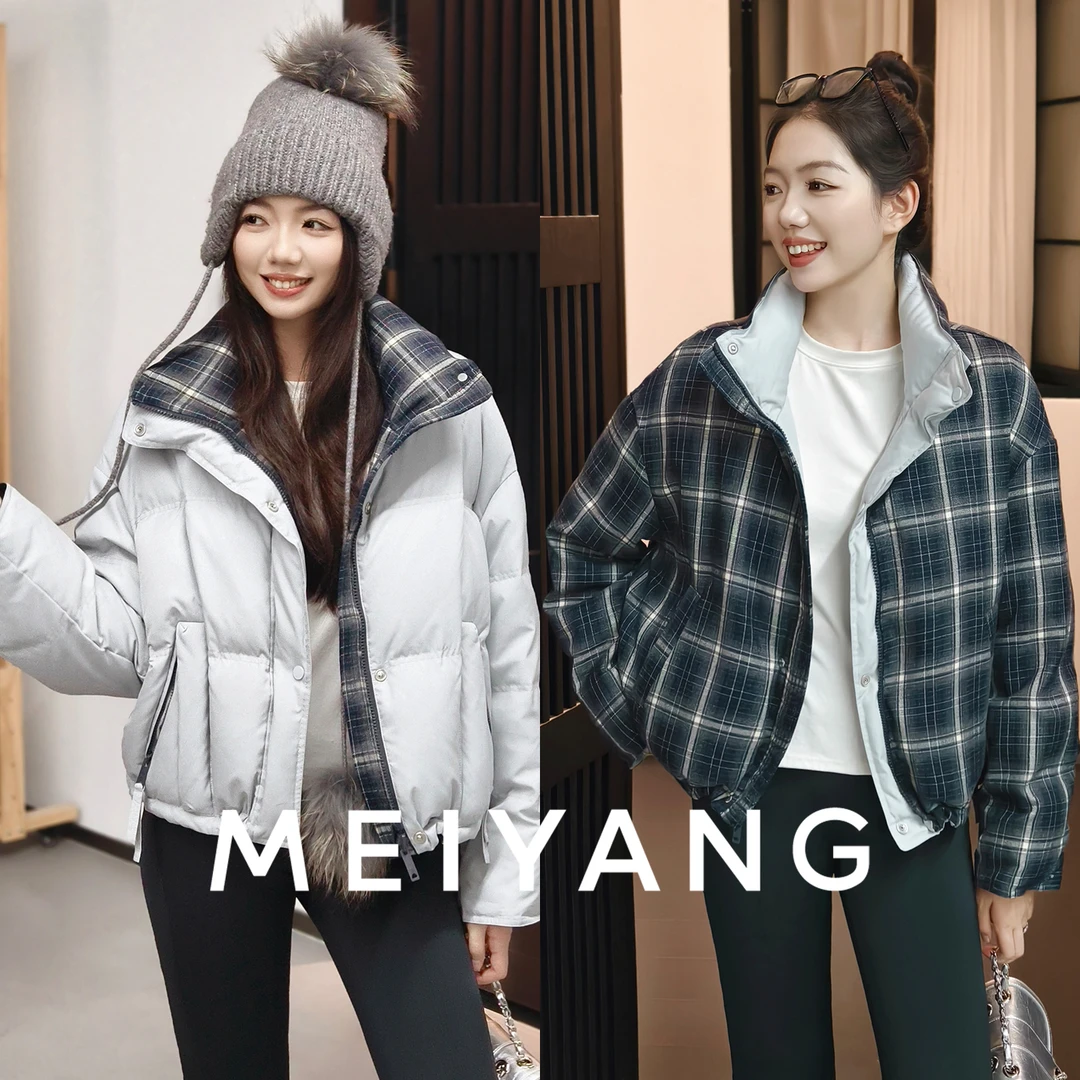 A美洋MEIYANG 正反鹅绒服【商场同款】风格迥异保暖外套【宽】