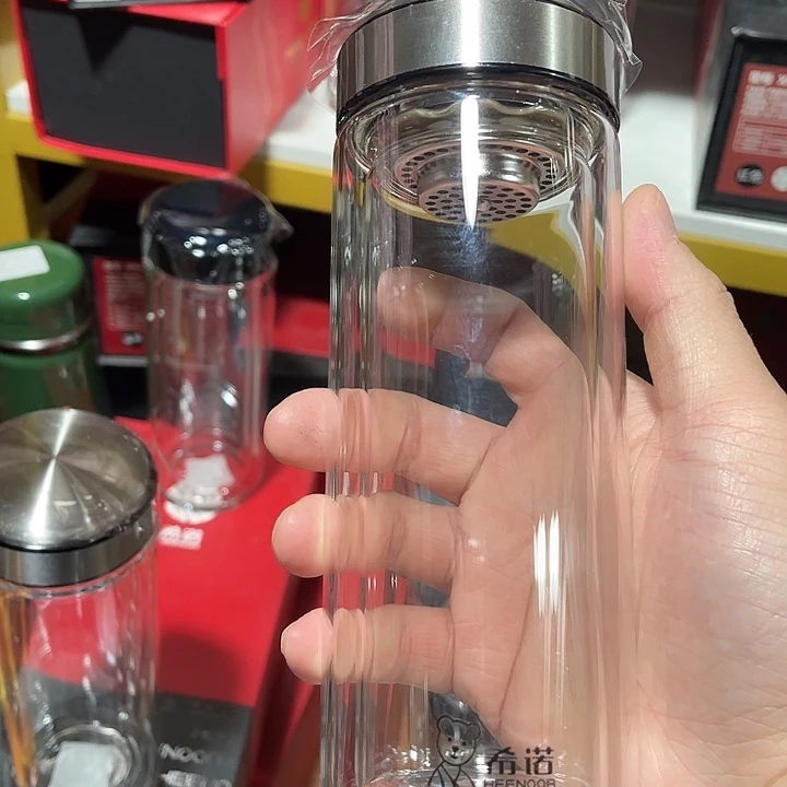 玻璃希诺双层玻璃杯6558款
