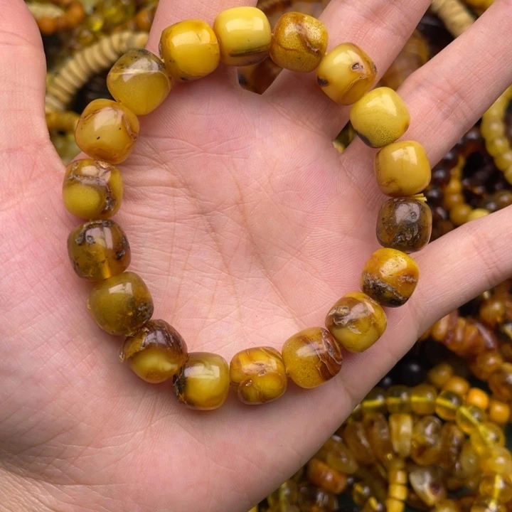 琥珀未镶嵌珠宝奇石