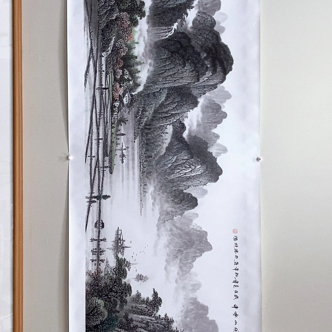 双***易国画杜平小六尺精品佳作