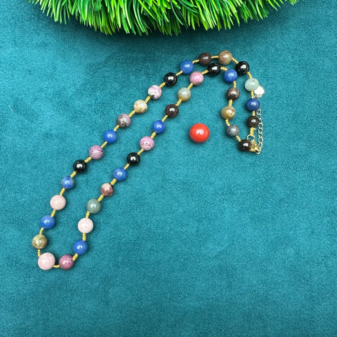 YS0012    SJL糖果编制圆珠项链时尚百搭