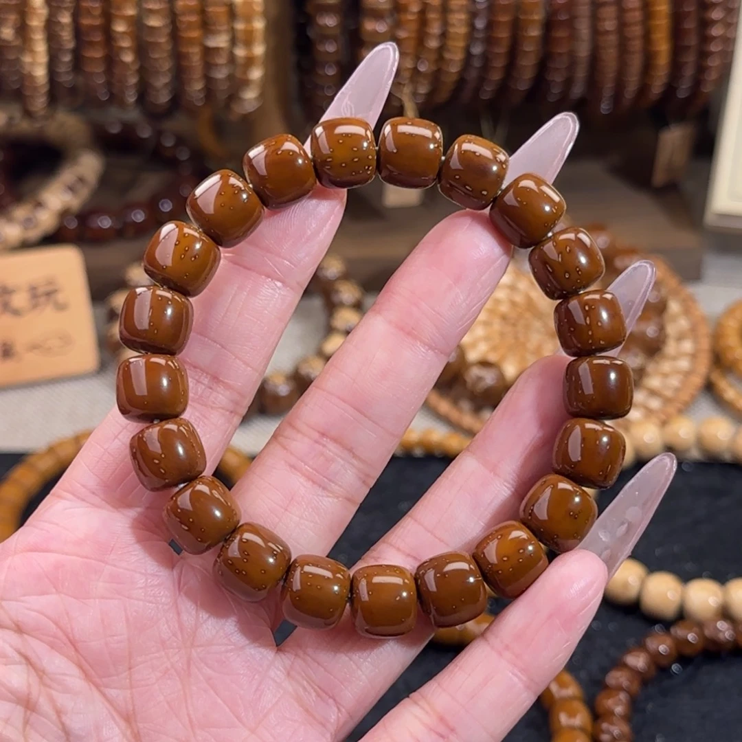 紫金鼠手串福利款大尺寸道珠老型