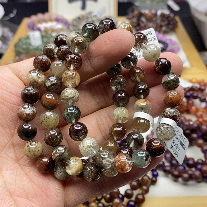 水晶手链未镶嵌多样性发货发一条