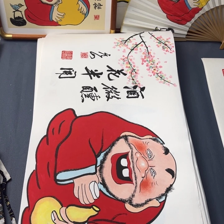 国画禅意画纯手绘作品