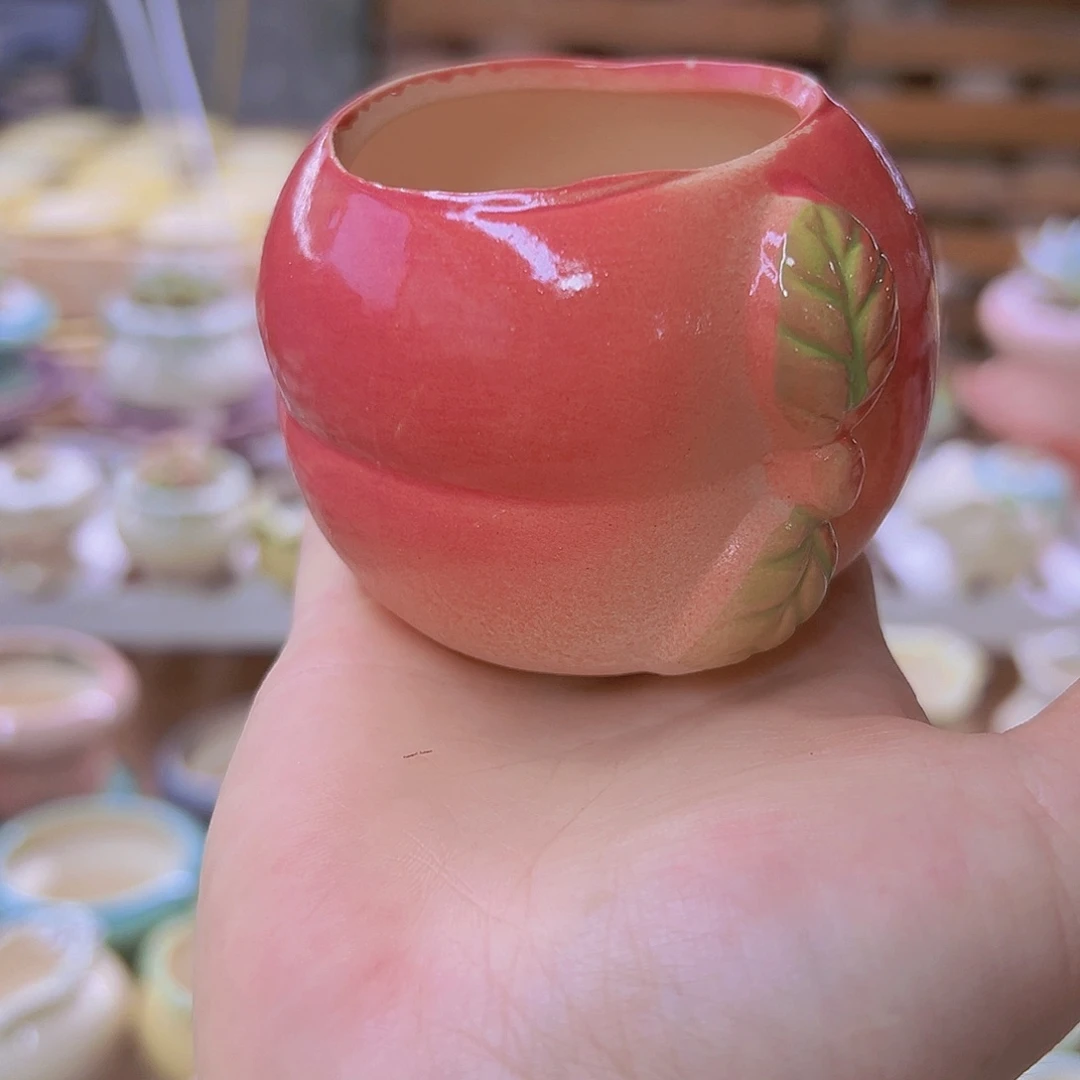 陶瓷花盆当场满12包邮