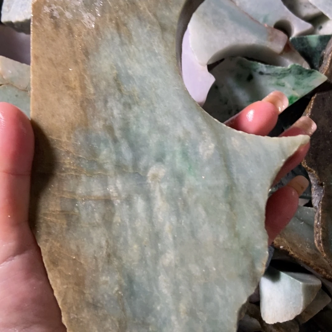 翡翠未镶嵌挂件天然翡翠