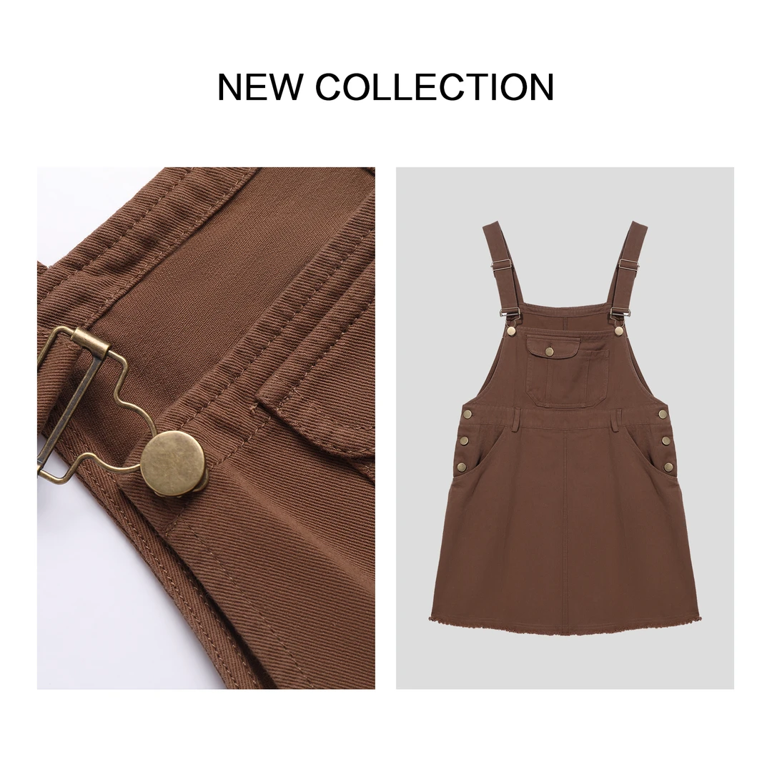 【龙哥专属】 U1F38001B 秋季纯棉女士背带裙 3040