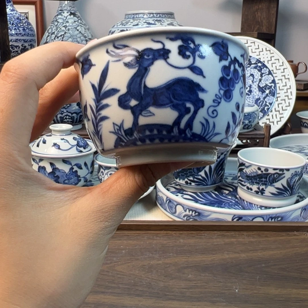 景德镇纯手工陶瓷杯