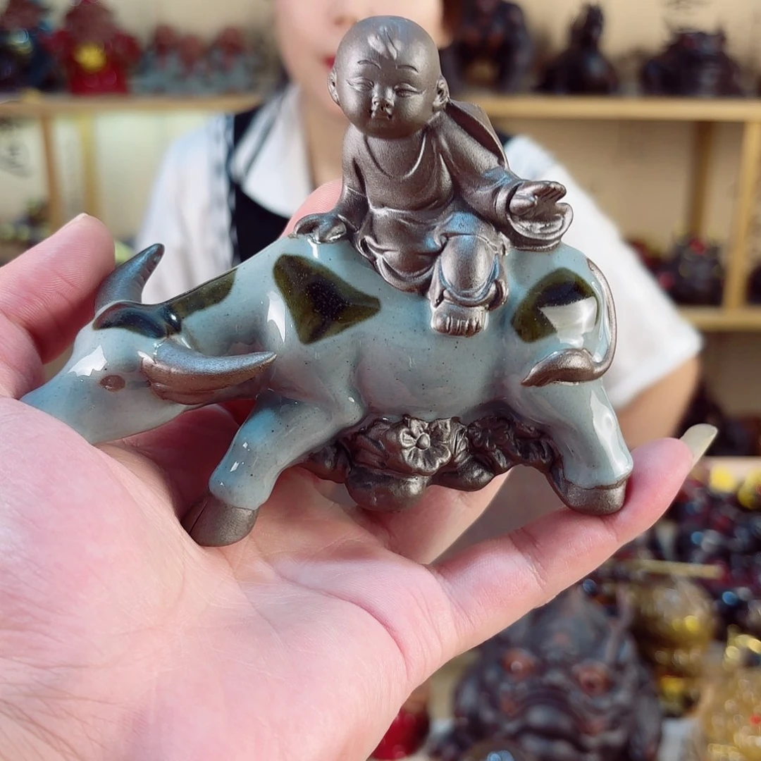 紫砂茶宠紫陶树脂茶宠摆件