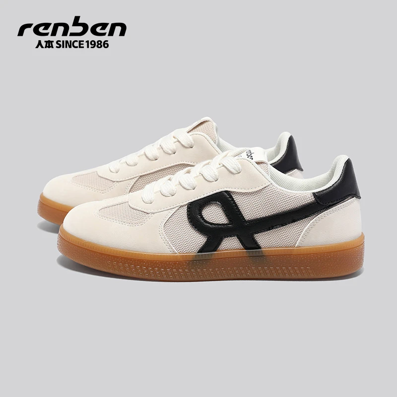 人本德训鞋休闲鞋运动2025夏季薄款时尚百搭ins运动鞋