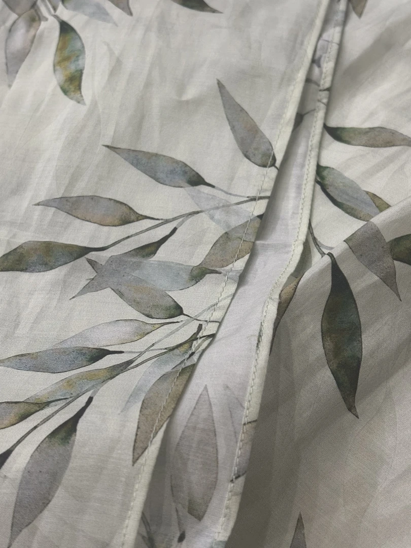 听叶颈巾 气质夏季印花 原创设计