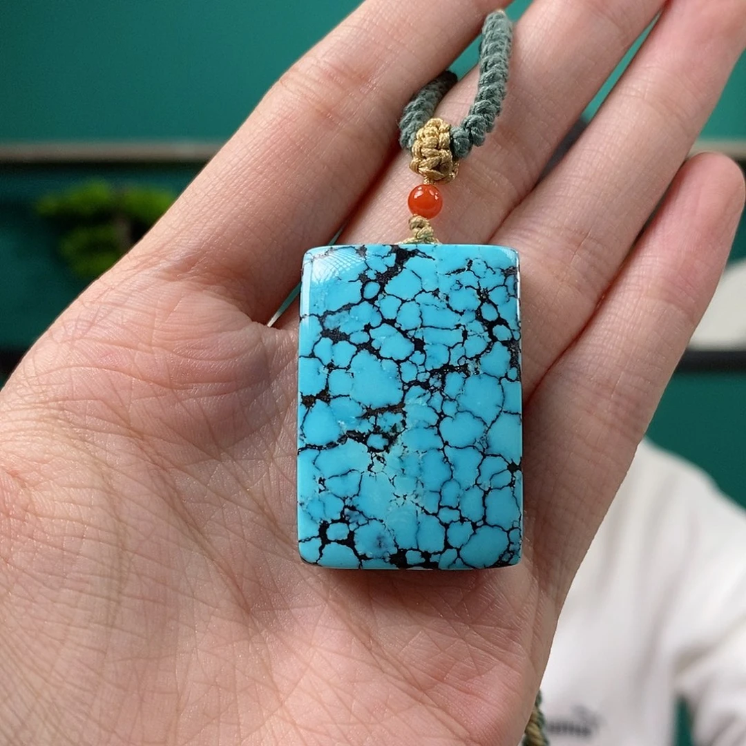 绿松石18K金镶嵌珠宝奇石