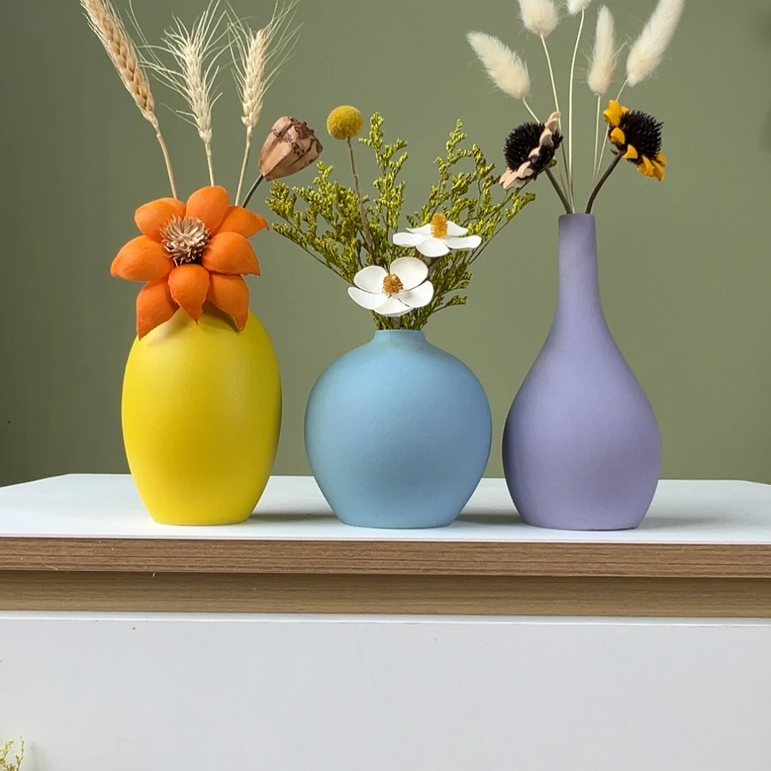 摆件花瓶带花高度20-30厘米左右