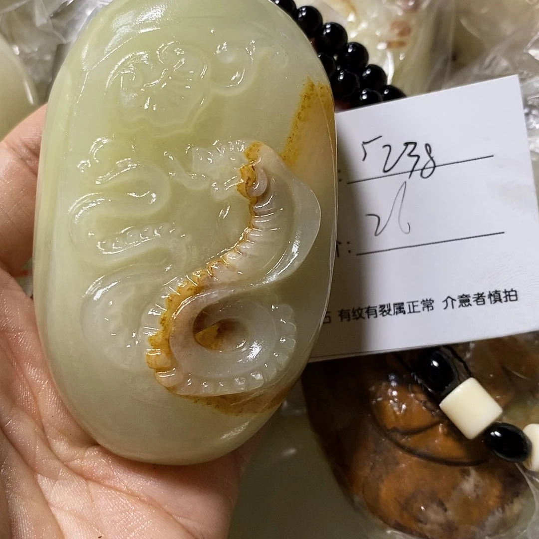 石材用****8古青石手把件