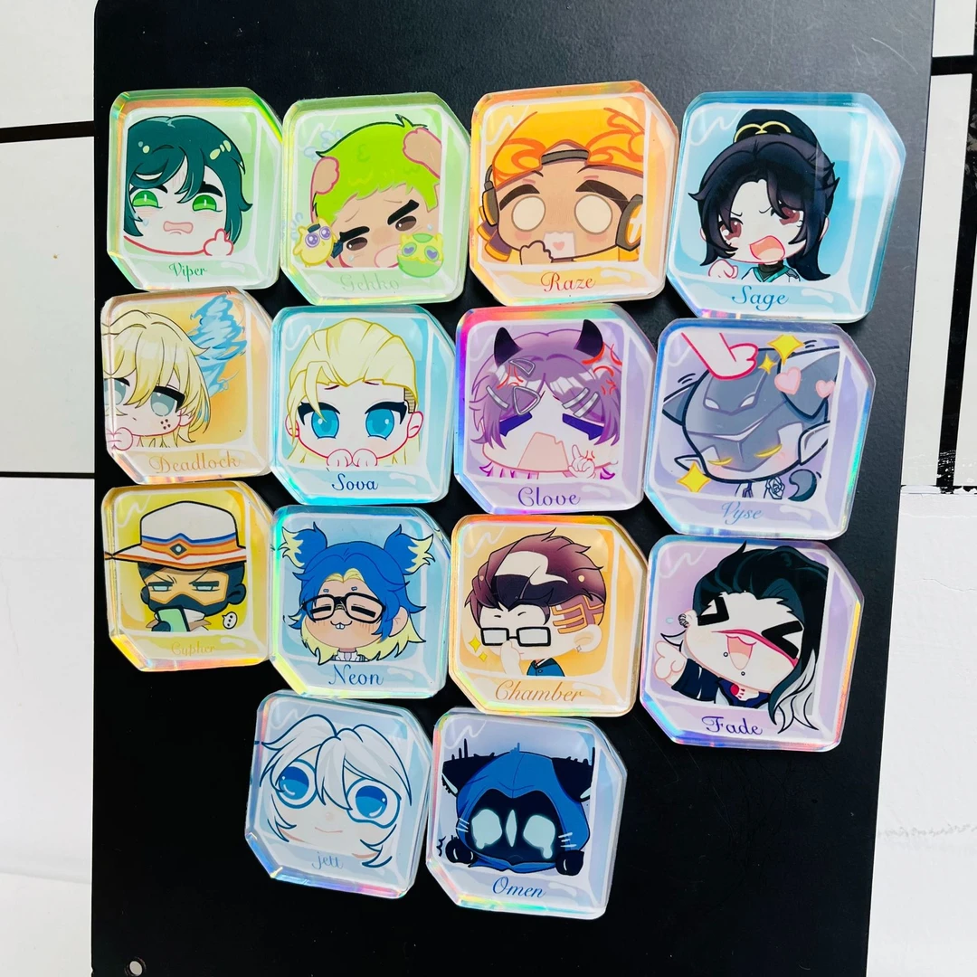 【冰箱贴专属大转盘】无畏契约周边超萌冰箱贴无畏契约冰箱贴