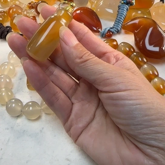 玛瑙/玉髓吊坠(不含链)未镶嵌V*素