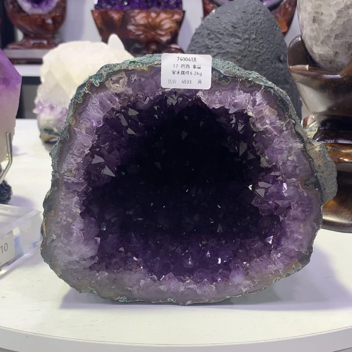 紫晶摆件未镶嵌紫晶