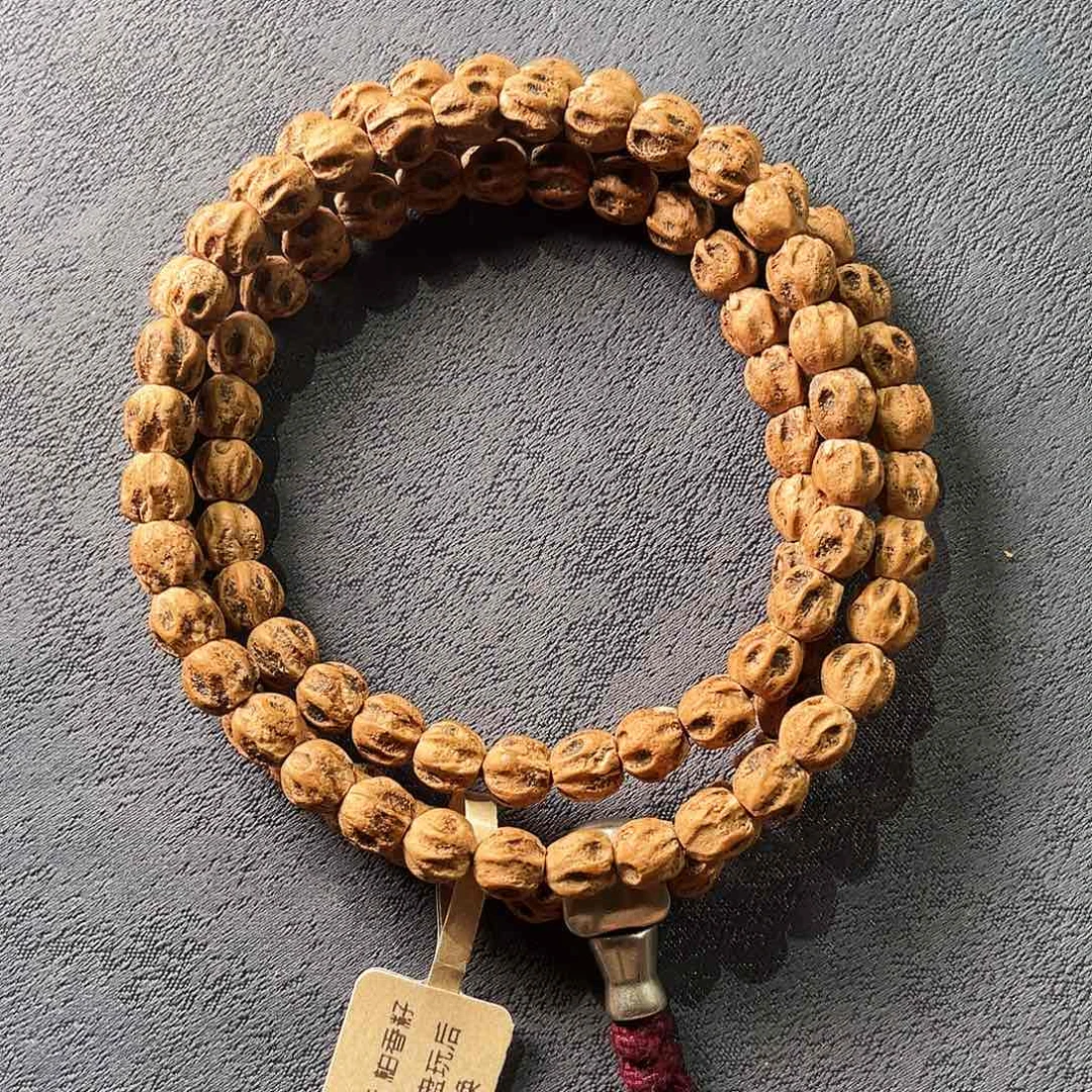 吊坠柏香籽/百香籽6.4mm热振原桩深坑尸陀林鬼 双圈