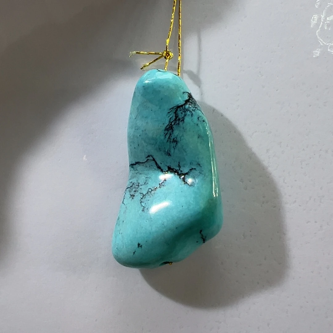 绿松石未镶嵌挂件