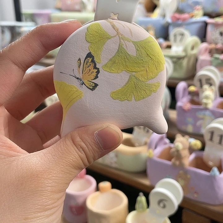 43…..手工手绘花盆